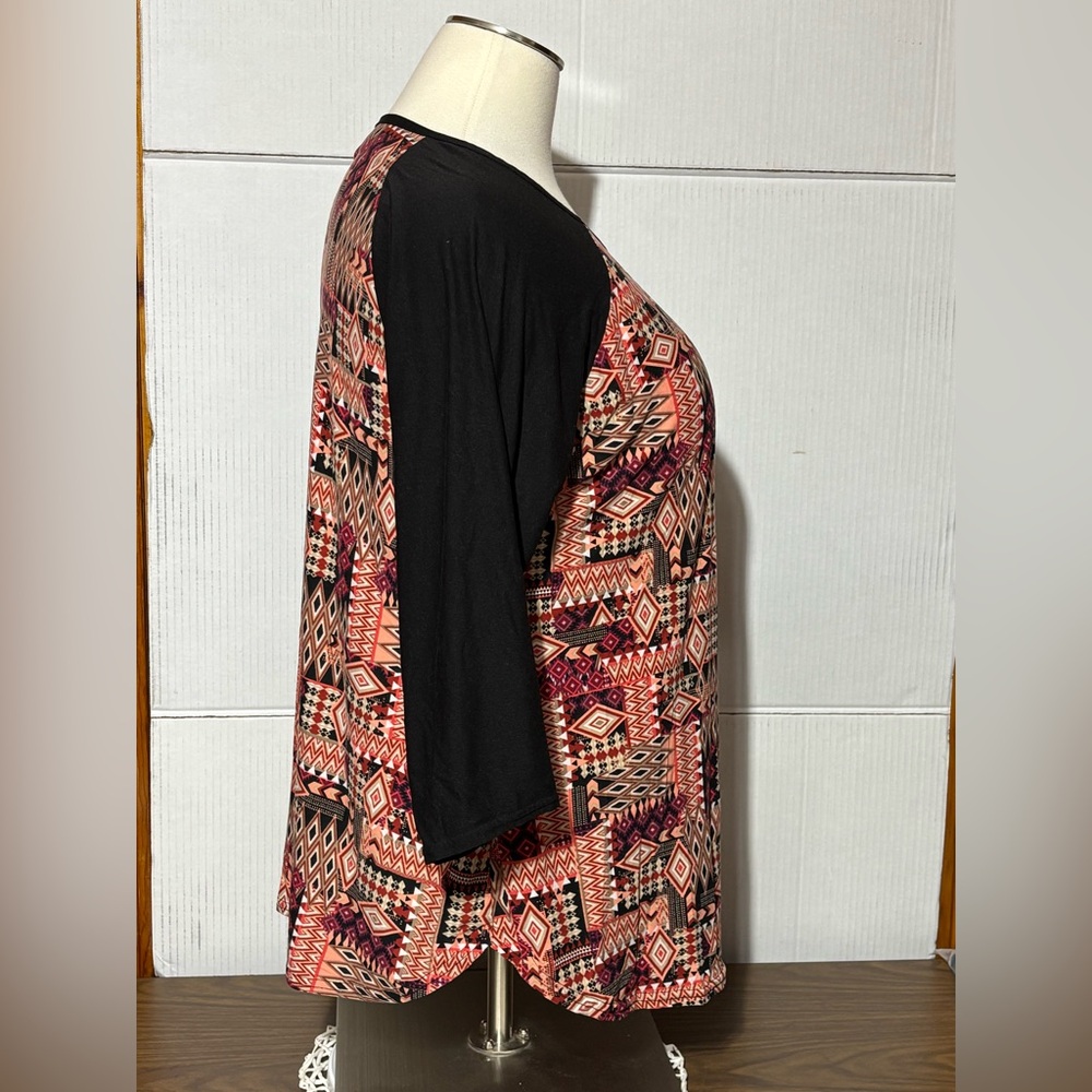 Bobbie brooks ladies 3x boho look top - Picture 2 of 8